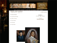 Tablet Screenshot of portraitartistdansaunders.com